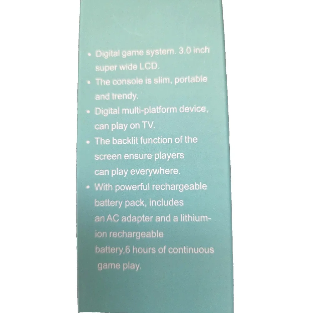 Game Box Plus Pink Hand Held Digital Game System 3